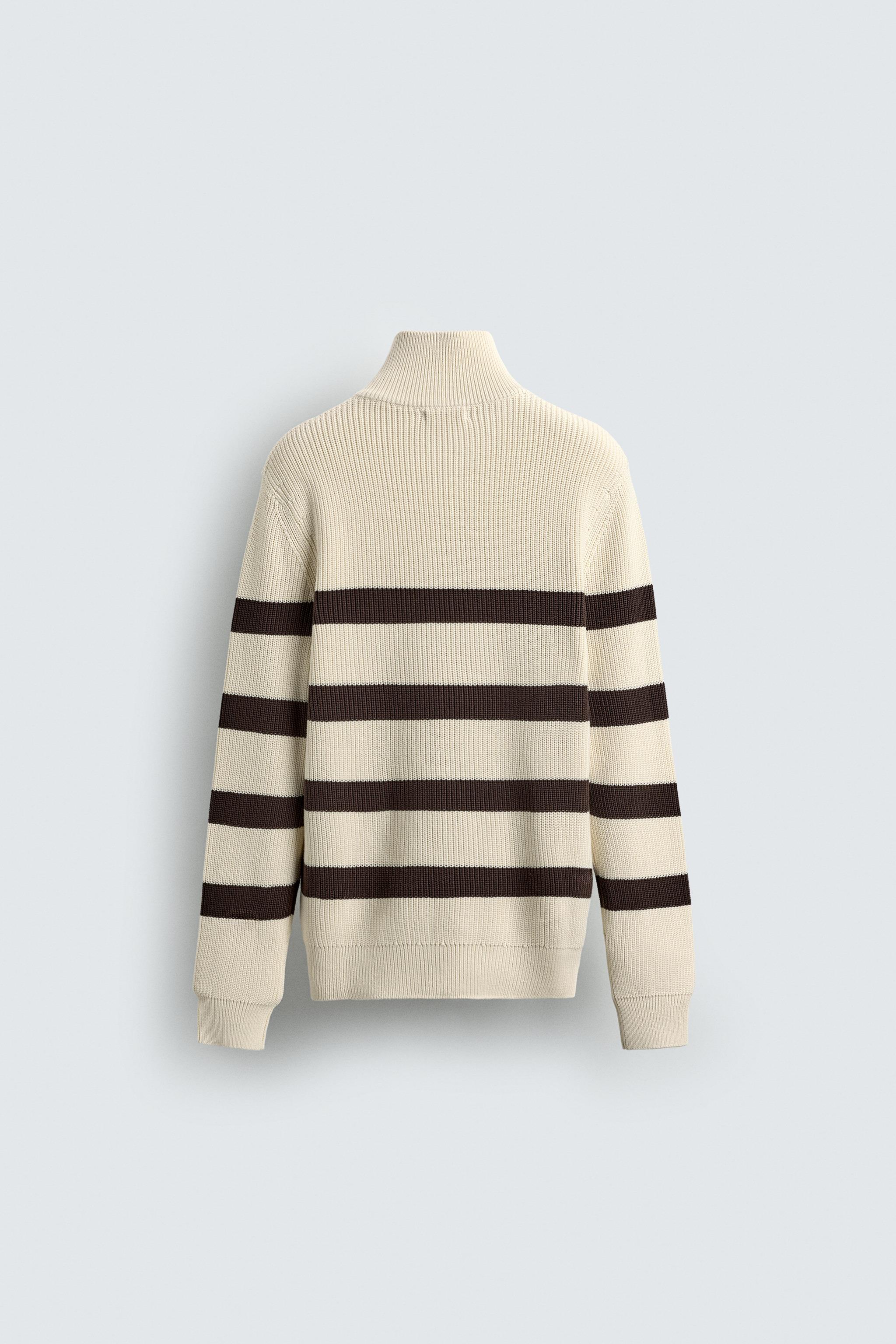 PURL KNIT ZIP-UP JUMPER